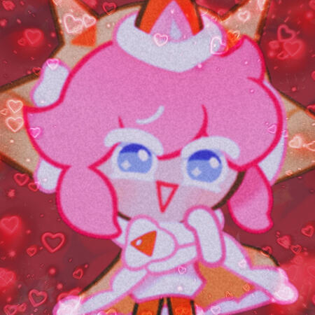 strawberry crepe cookie